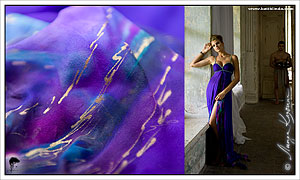 платье фиолетовое